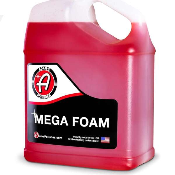 Adam’s Mega Foam (Gallon) - Detailing pH Neutral Car Soap For Car Washing, Concentated For Use In Car Wash Bucket, Foam Cannon & Foam Gun For Cleaning, Won't Strip Car Wax,...