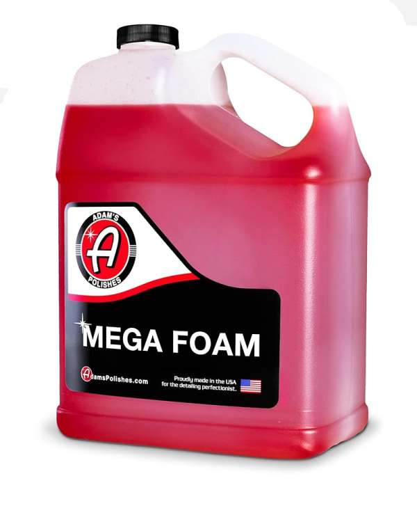 Adam’s Mega Foam (Gallon) - Detailing pH Neutral Car Soap For Car Washing, Concentated For Use In Car Wash Bucket, Foam Cannon & Foam Gun For Cleaning, Won't Strip Car Wax,...