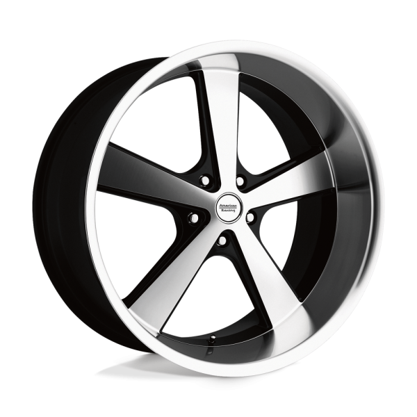 American Racing Vintage VN701 Nova 20x10 5x127 18mm Gloss Black Machined Wheel