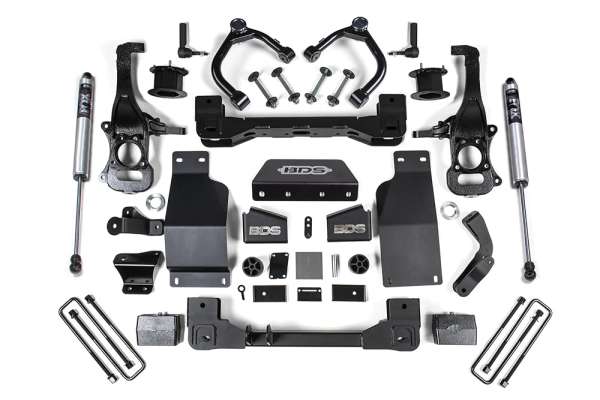 BDS1807FS | 4 Inch Full Suspension Lift Kit (Front & Rear) | Diesel | FOX 2.0 Shocks | Compatible with Chevy Trail Boss or GMC AT4 1500 (20-24) 4WD