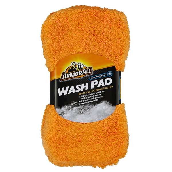 Car Wash Pad by Armor All, Microfiber Car Wash Supplies for Cars, Trucks and Motorcycles