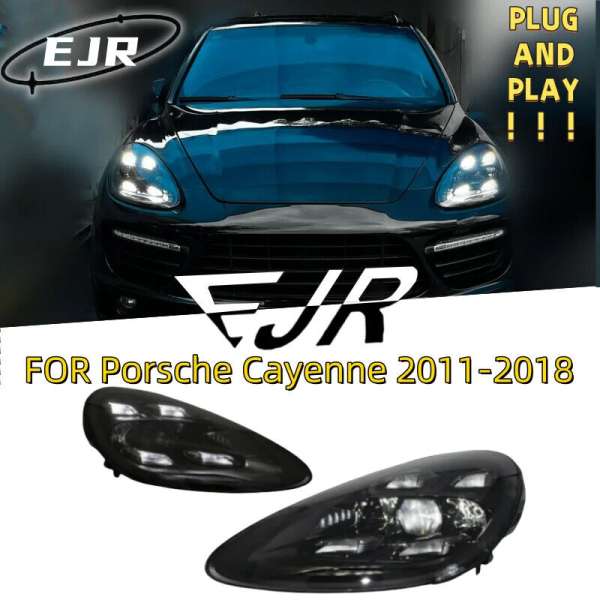 For Porsche Cayenne 2011-2014 Car Headlights 958.1 upgrade to 9Y0 LED （One Set）