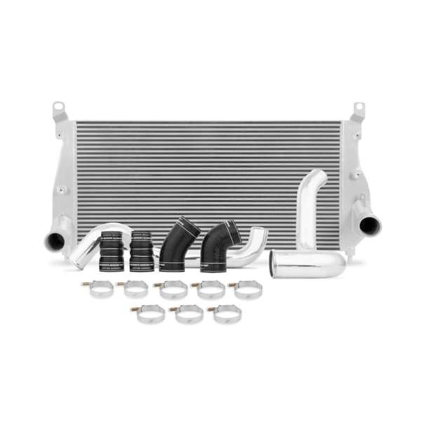 Mishimoto MMINT-DMAX-02KSL Performance Intercooler Kit Compatible With Chevrolet 6.6L Duramax 2002-2004.5 Silver