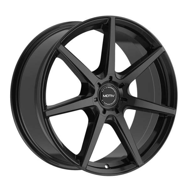 Motiv 432B 17x7.5 5x4.5"/5x120 +40mm Gloss Black Wheel Rim 17" Inch