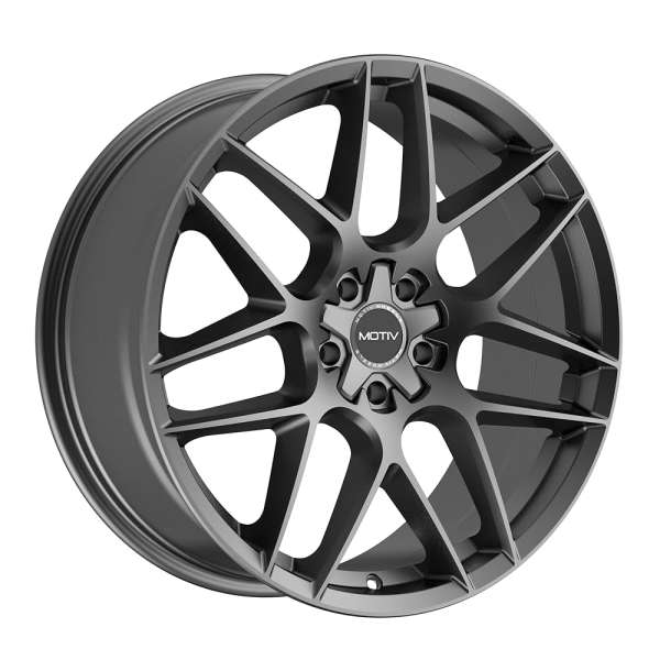 Motiv 435G 18x8 5x4.5"/5x120 +42mm Gunmetal Wheel Rim 18" Inch