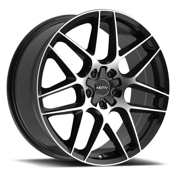 Motiv 435MB 17x7.5 5x100/5x4.5" +40mm Black/Machined Wheel Rim 17" Inch