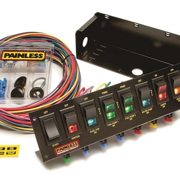 Painless Wiring 50303 Race Car 8 Switch Panel