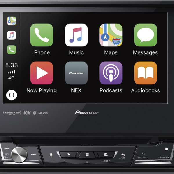 Pioneer 1-DIN 6.8 Touchscreen Car Stereo DVD Player Receiver *AVH3500